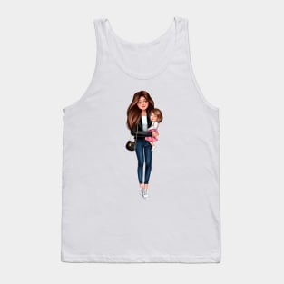 Mather with doughter Tank Top